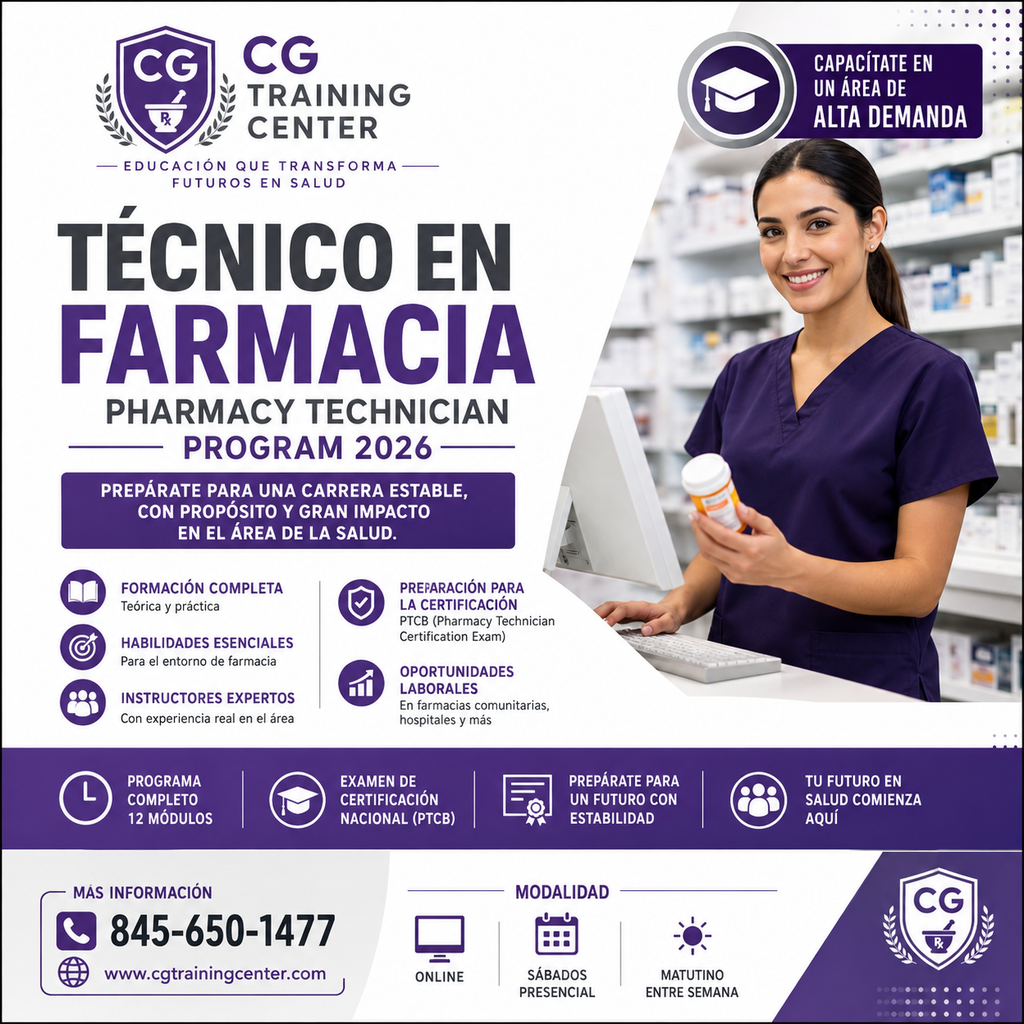 Técnico de Farmacia – Pharmacy Technician Program 2026